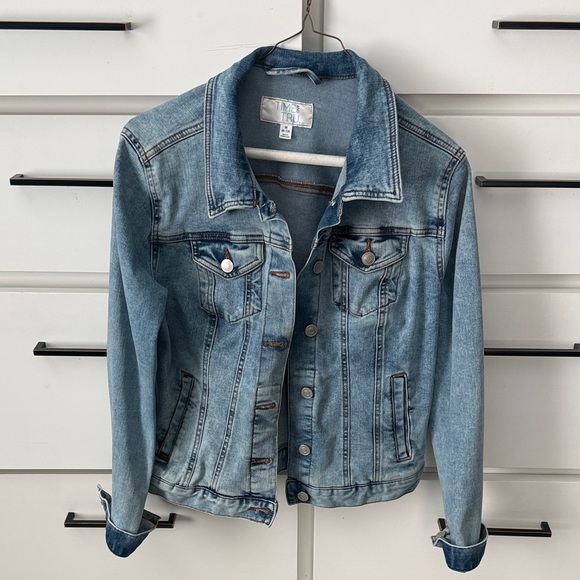 Time and Tru Jackets & Blazers - Light Blue Jean Jacket for Women